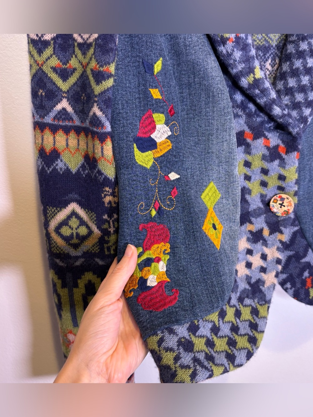 Ivko Wool Patterned Blazer - Picture 6 of 11